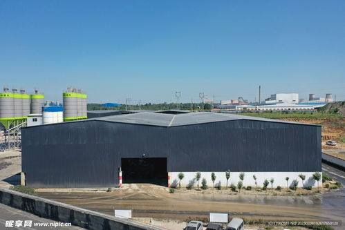 大型工廠鋼結(jié)構(gòu)廠房攝影圖